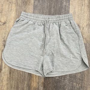 Shein drawstring waist sweats shorts